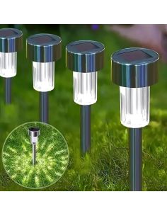 Комплект от 10 броя LED соларни лампи