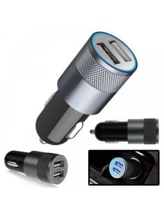 Разклонител за автомобилна запалка с 2 бр. USB за зареждане на мобилни устройства 2