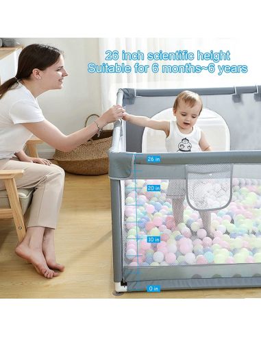 Сглобяема детска кошара за игра 120х180см.