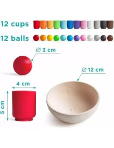 Детска образователна игра, 2-5 години, Многоцветна 2