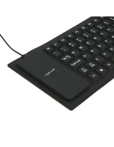 Водоустойчива сгъваема силиконова клавиатура-гумена с USB