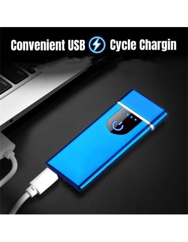 Метална електрическа USB ветроустойчива дъгова запалка