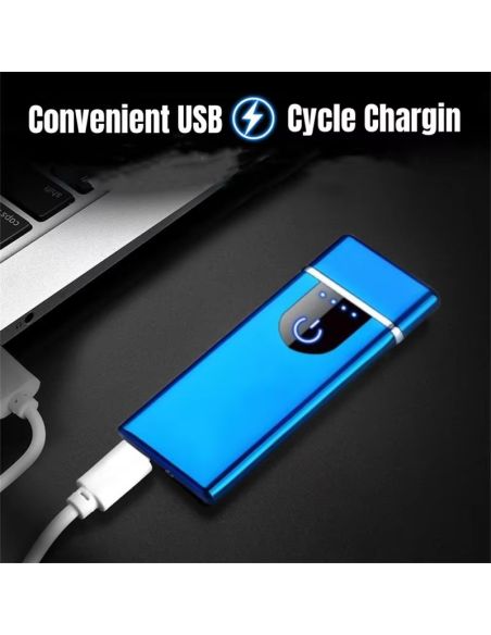 Метална електрическа USB ветроустойчива дъгова запалка