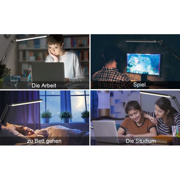 Работна LED лампа със скоба – енергоспестяваща и стилна