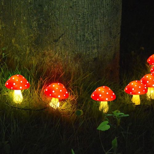 Комплект 8 бр. Соларни LED Гъбки