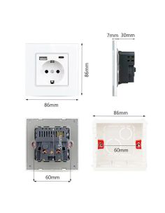 Контакт за Телефон с 2 USB Изхода 2