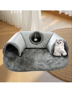 Котешки Тунел за Игра 2 в 1  Легло за Котка 2