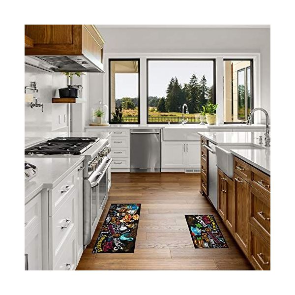 Комплект Малки Килимчета за Кухня  40x60 и 40x120см, За Пред Мивка и П
