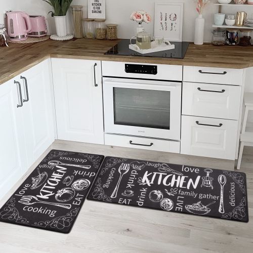 Комплект Пътеки за Кухня 45x120 плюс 45x75см  Антиплъзгаща Основа