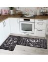 Комплект Пътеки за Кухня 45x120 плюс 45x75см  Антиплъзгаща Основа