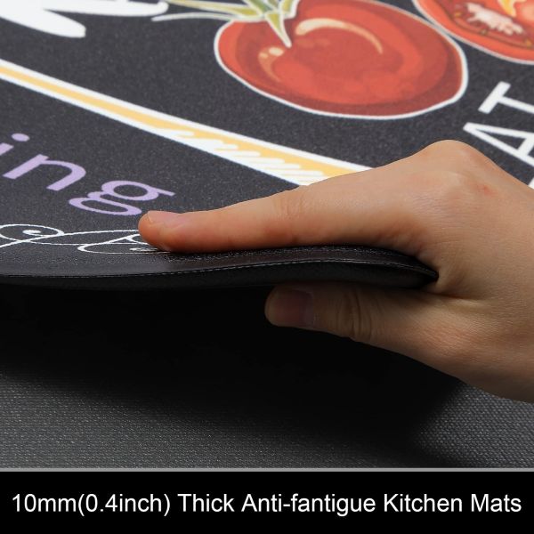 Комплект Кухненски Килимчета  2 Части, Водоустойчиви, 1 см Дебелина