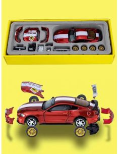 Червена Количка Ford Mustang GT 1:24  Високо Детайлен Метален Макет 2