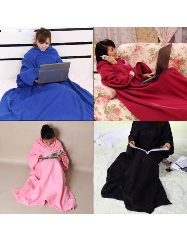 Одеяло от микроплюш с ръкави SNUGGIE