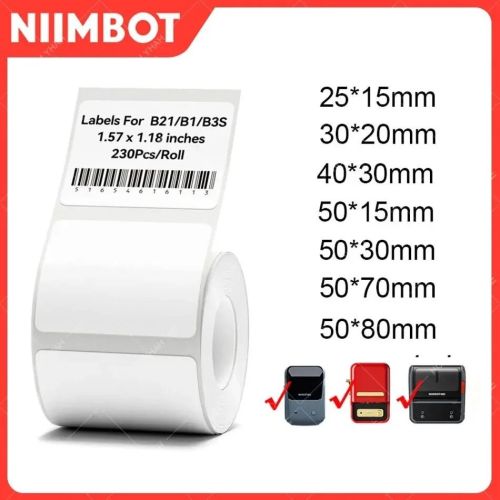 Термо етикети Niimbot 50x30 за етикетиране на дрехи храни и цени