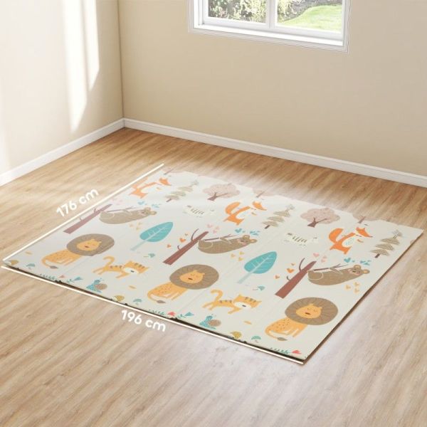 Голямо детско килимче за лазене 150x180x1 см от XPE пяна