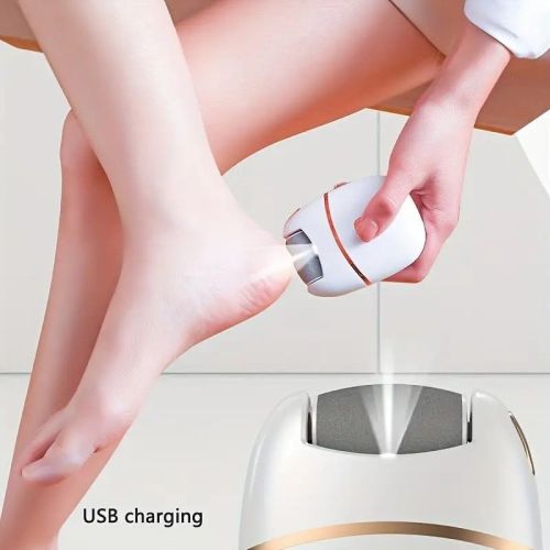 Електрическа пила за пети с USB кабел и резервна ролка