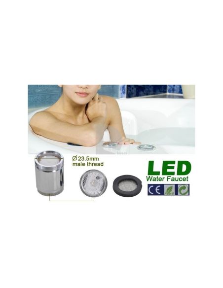 LED Накрайник за чешма с топлинен сензор