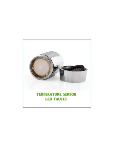 LED Накрайник за чешма с топлинен сензор