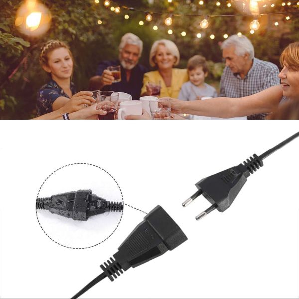 Декоративна LED светеща гирлянда за закрито открито G40 5м и 10м