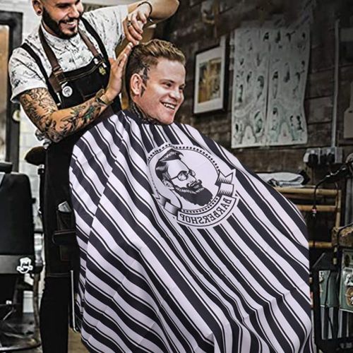 Наметало за подстригване BARBERSHOP с професионално лого