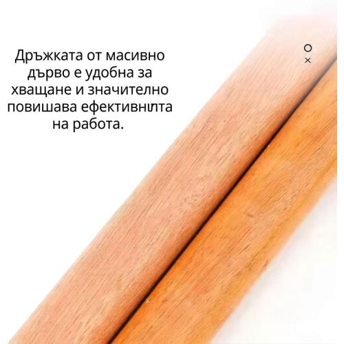 Качествена дървена дръжка за ремонт на градински инструменти
