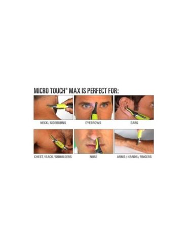 Мъжки тример за поддържане на брада, мустаци, вежди, бакенбарди Micro Touch Max
