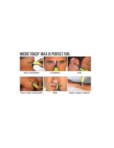 Мъжки тример за поддържане на брада, мустаци, вежди, бакенбарди Micro Touch Max