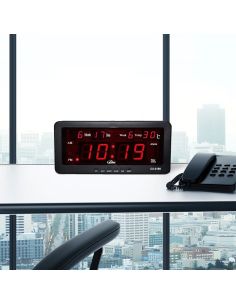 LED електронен часовник CX-2158, свети в червено