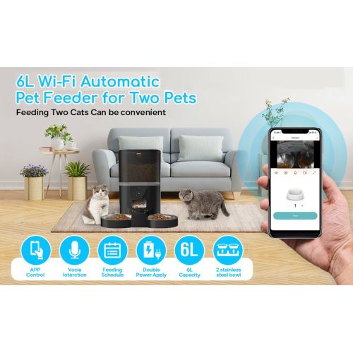 WiFi автоматична хранилка с HD видео връзка и резервно захранване