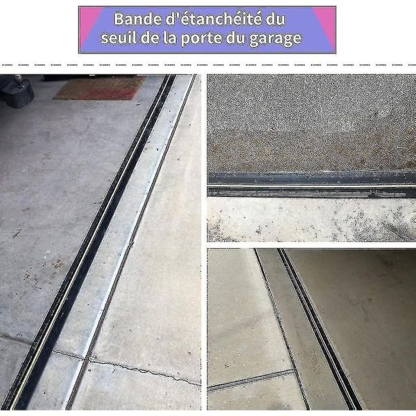 Водоустойчиво гумено уплътнение за под гаражна врата на линеен метър