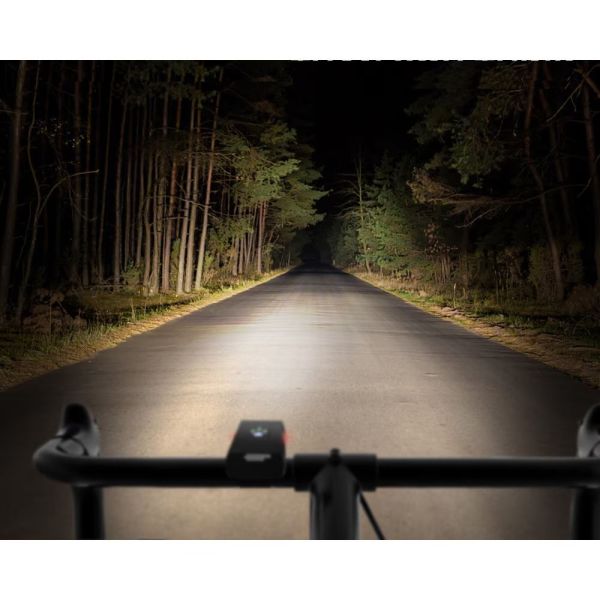 Велосипеден фар с двоен CREE XM L T6 LED диод и червен заден стоп