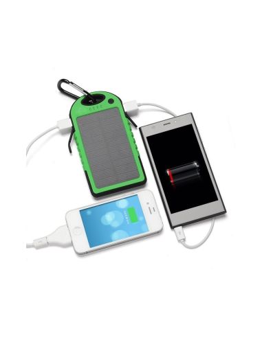 Водоустойчиво зарядно Соларна Външна Батерия Power Bank 5000 mAh