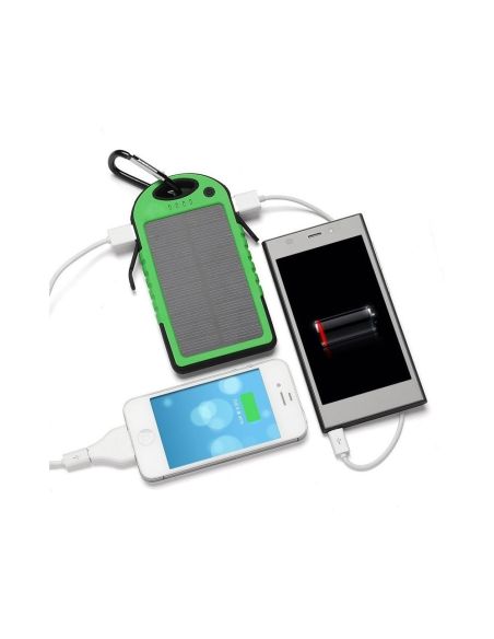 Водоустойчиво зарядно Соларна Външна Батерия Power Bank 5000 mAh