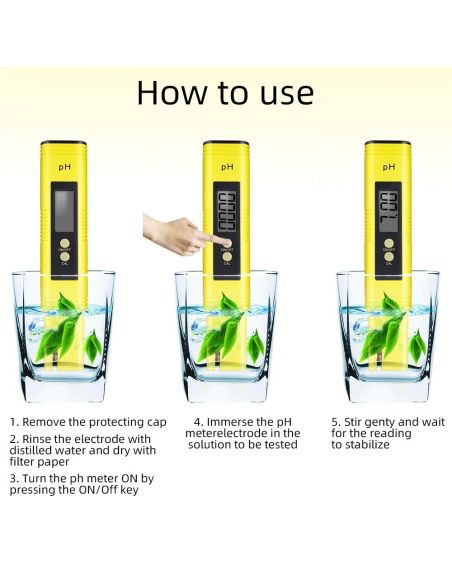 ДИГИТАЛЕН PH МЕТЪР - ЗА ИЗМЕРВАНЕ АЛКАЛНОСТ НА ВОДАТА