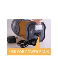 Акумулаторен фенер с мощен лед диод 20W T6 CREE 2