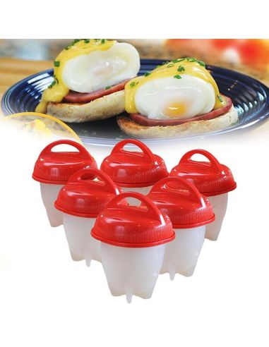 EGGIES форми за варене на яйца без черупки