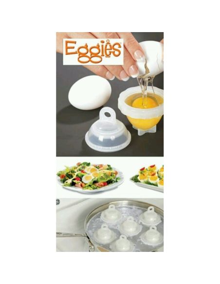 EGGIES форми за варене на яйца без черупки