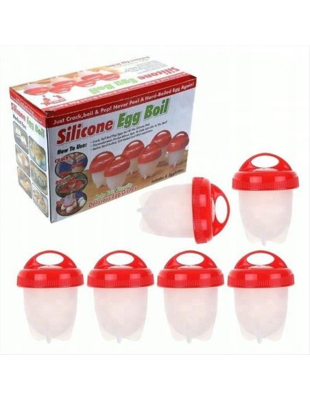 EGGIES форми за варене на яйца без черупки