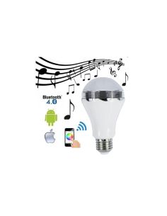 Цветна Bluetooth Smart LED Крушка с Високоговорител
