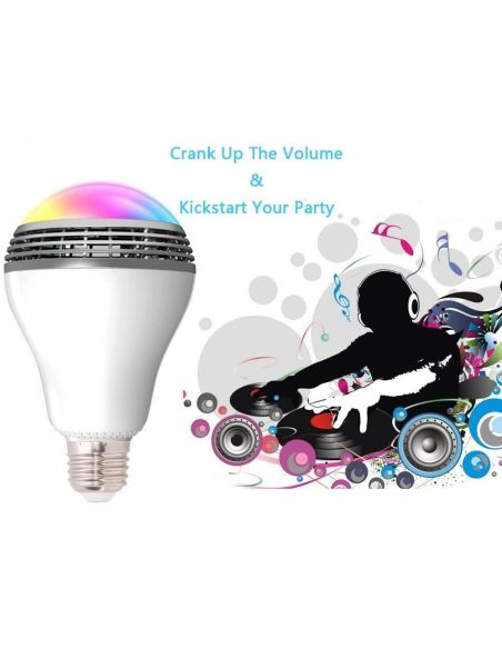 Цветна Bluetooth Smart LED Крушка с Високоговорител