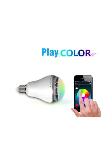 Цветна Bluetooth Smart LED Крушка с Високоговорител