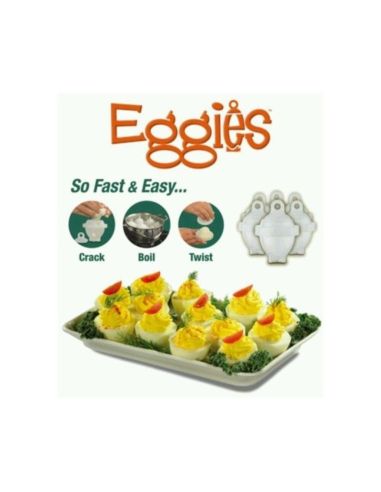 EGGIES форми за варене на яйца без черупки