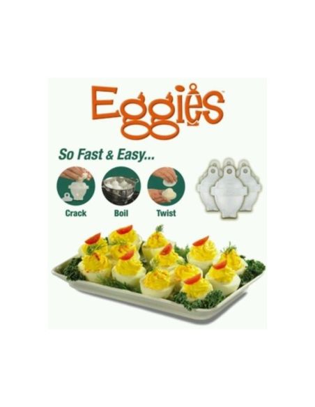 EGGIES форми за варене на яйца без черупки