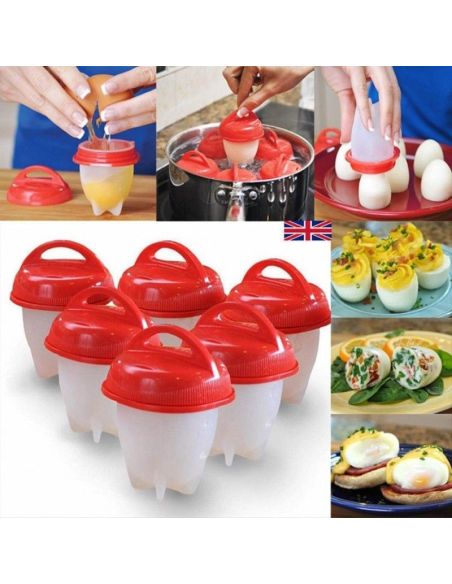 EGGIES форми за варене на яйца без черупки