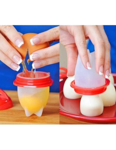 EGGIES форми за варене на яйца без черупки