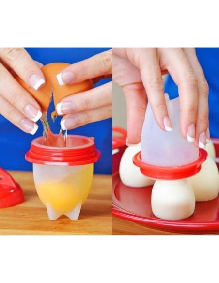 EGGIES форми за варене на яйца без черупки