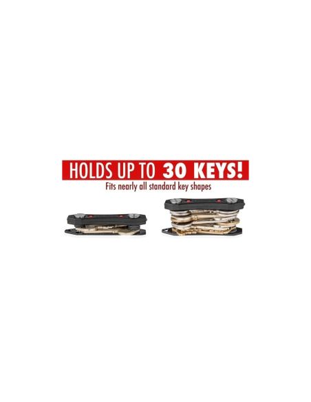 Органайзер за ключове ключодържател Key Ninja с фенерче