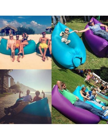 Самонадуващ се дюшек, легло, шезлонг, барбарон Lazy Bag