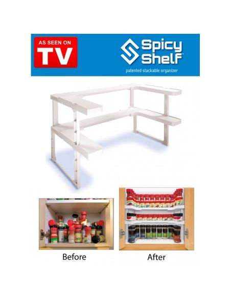 Spicy Shelf Органайзер с Рафтове за Шкафове