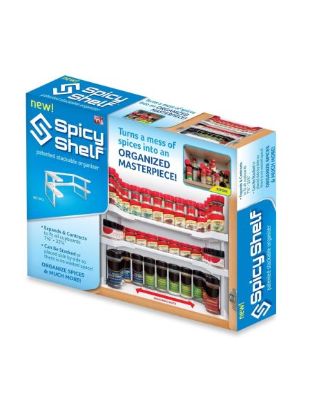 Spicy Shelf Органайзер с Рафтове за Шкафове